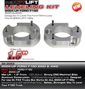 ReadyLift 2004-2016 F150 FX4 2003-2022 Expedition 1.5" SST Leveling Kit -- 66-2052